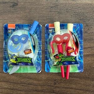 RARE Teenage Mutant Ninja Turtles LEONARDO Sword RAPHAEL  Zuru Mini Toy Brands
